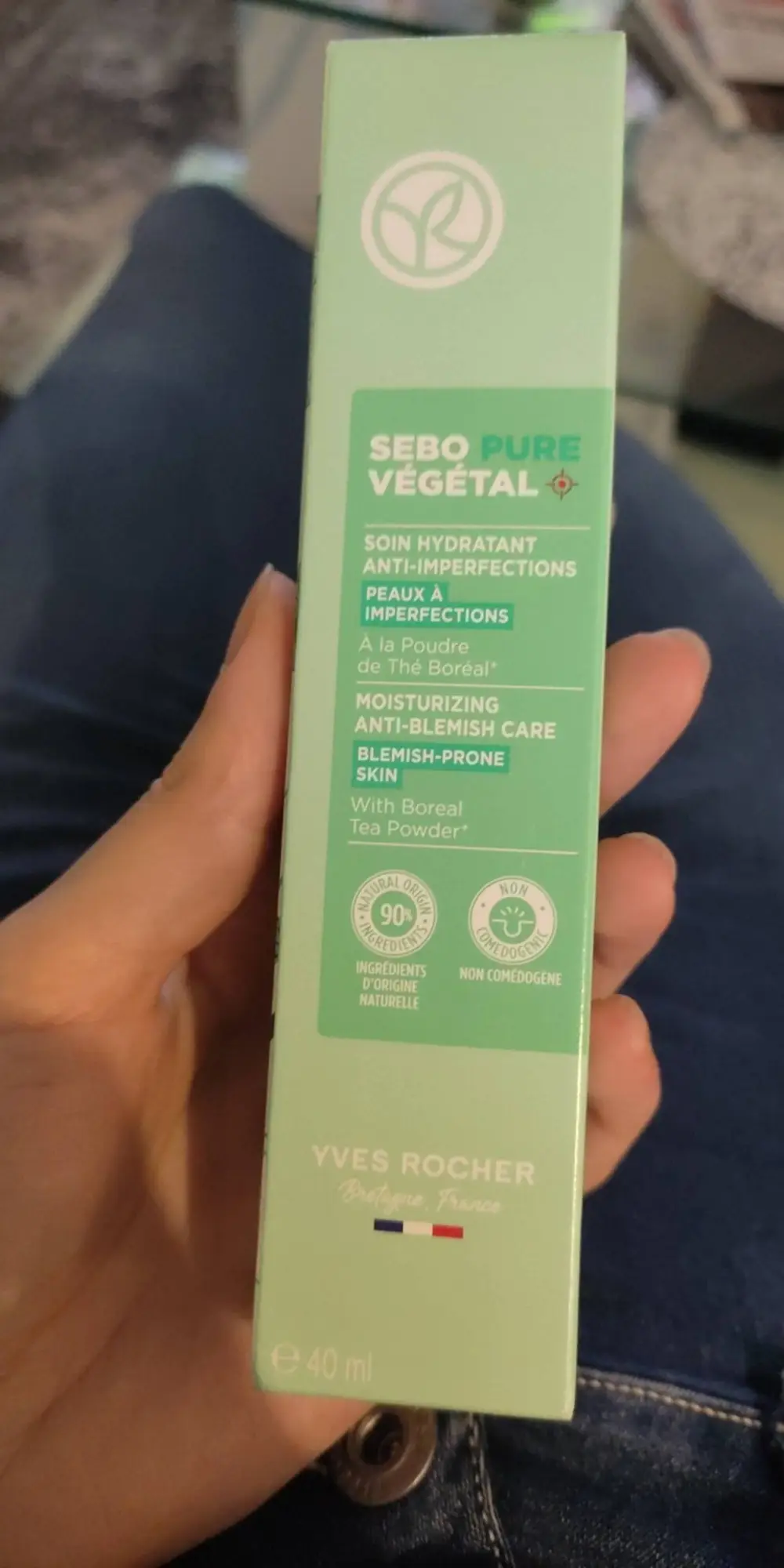 YVES ROCHER - Sebo pure végétal - Soin hydratant anti-imperfections