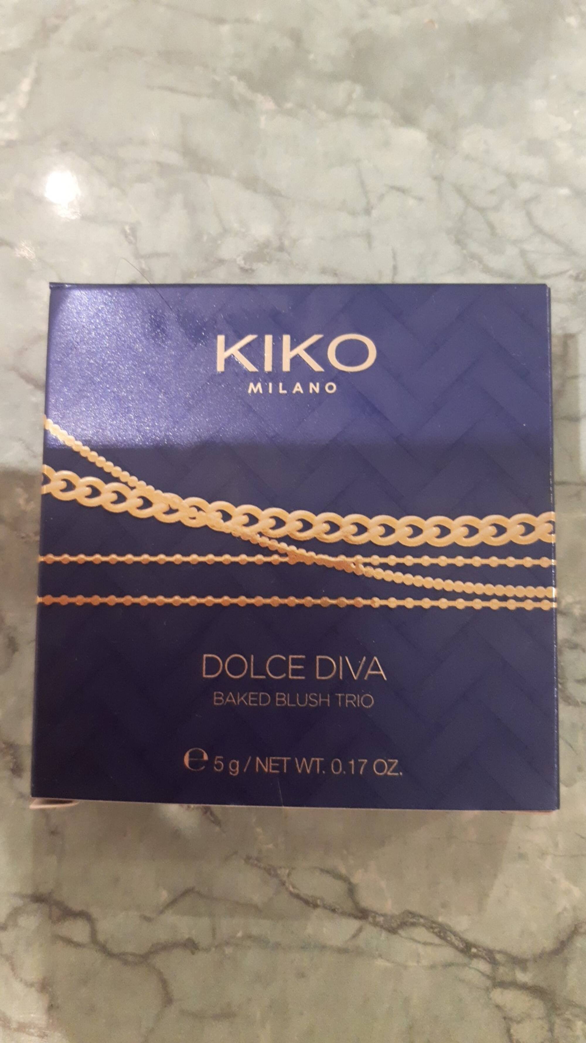KIKO - Dolce diva baked blush trio