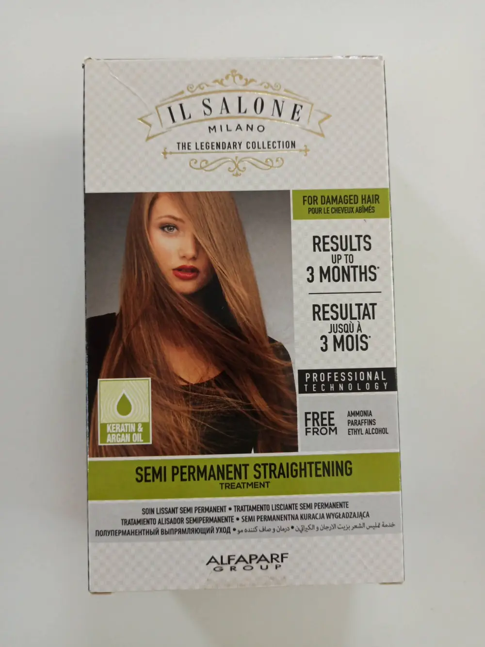 ALFAPARF GROUP - Semi permanent straightening_kit pour cheuveux