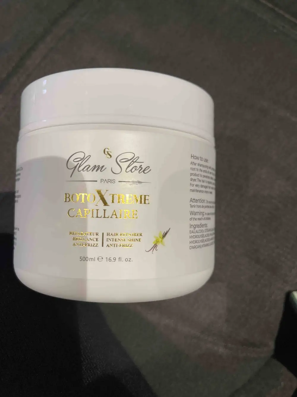 GLAM STORE PARIS - Botoxtreme capillaire - Réparateur brillance anti-frizz