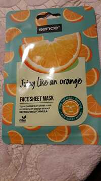 SENCE - Juicy like an orange - Face sheet mask