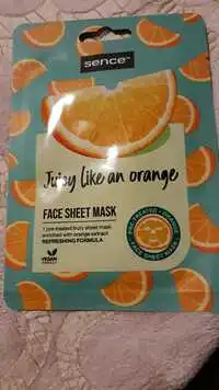 SENCE - Juicy like an orange - Face sheet mask