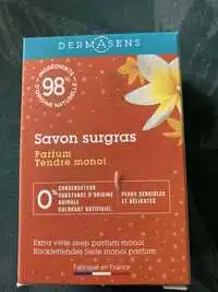 DERMASENS - Savon surgras parfum tendre monoï