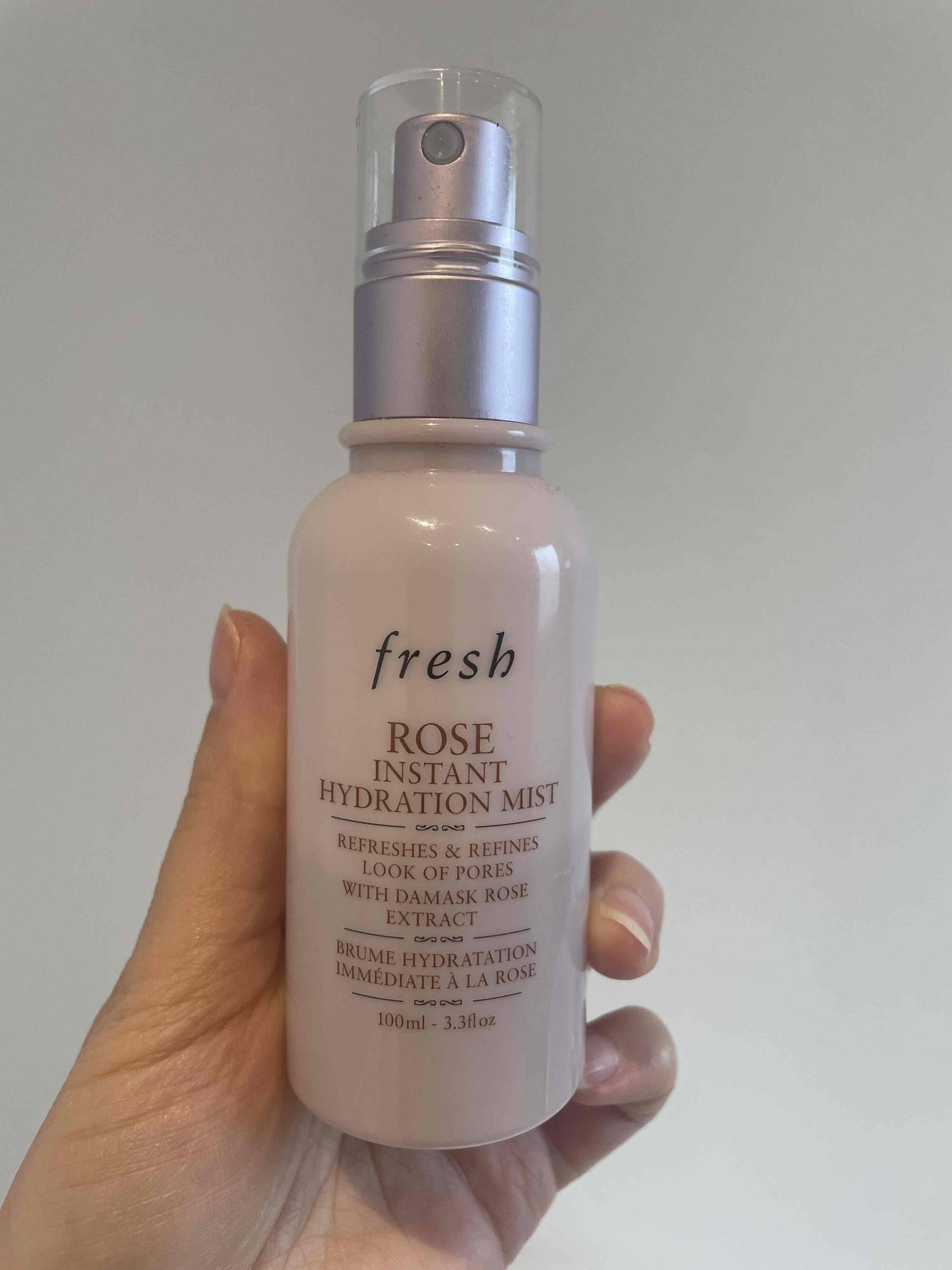 FRESH - Rose - Brume hydratation immédiate à la rose