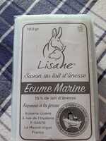 LISANE - Ecume marine - Savon au lait d'ânesse 