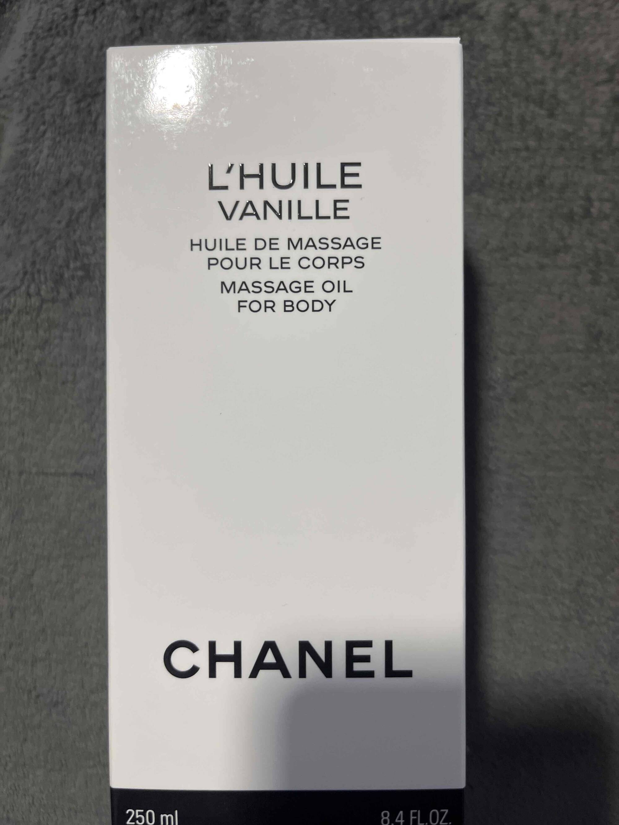 CHANEL - L’huile vanille - Huile de massage pour le corps 