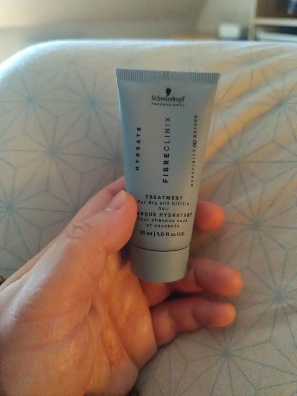 SCHWARZKOPF - Masque hydratant - Fibre clinix
