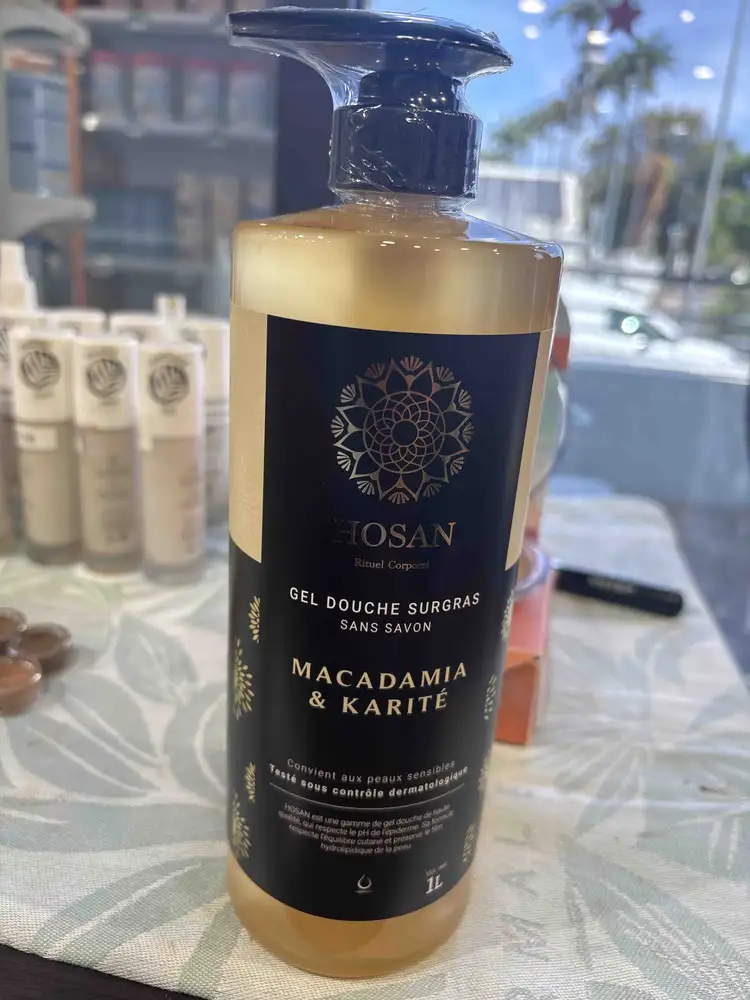 HOSAN - Macadamia & Karité - Gel douche surgras sans savon