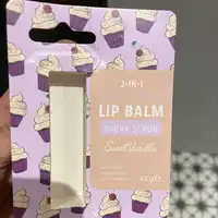 SUGAR SCRUB - 2-in1 100% vegan - Lip balm sweet vanilla