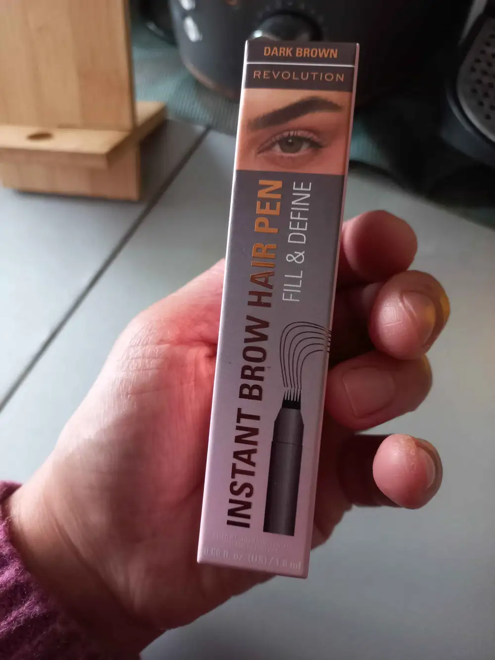 REVOLUTION - Stylo à sourcils instantané dark brown