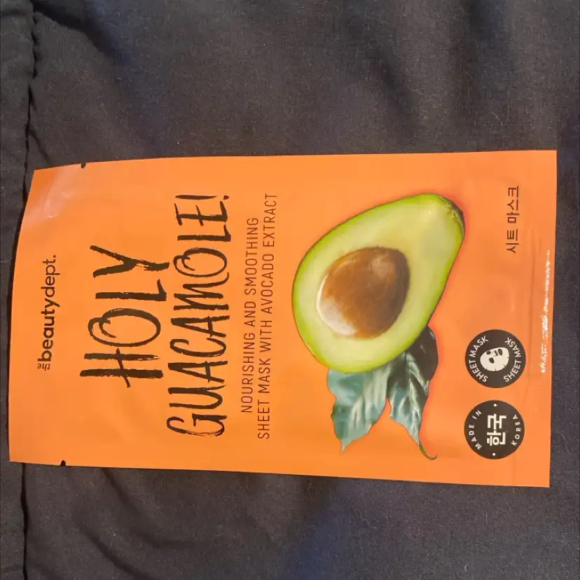 THE BEAUTY DEPT - Holy guacamole - Sheet mask with avocado extract