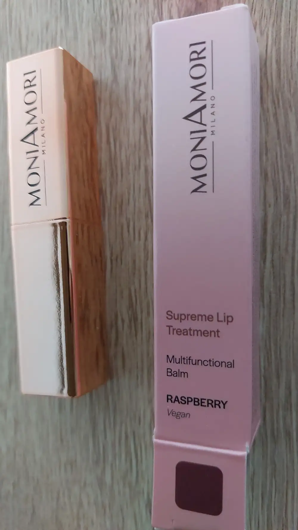 MONIAMORI - Supreme lip treatment - Multifunctional balm raspberry