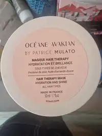 PATRICE MULATO - Océane avakian - Masque hair therapy 