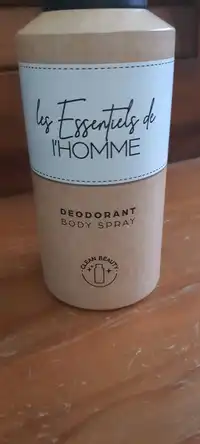 LES ESSENTIELS DE L'HOMME - Déodorant body spray