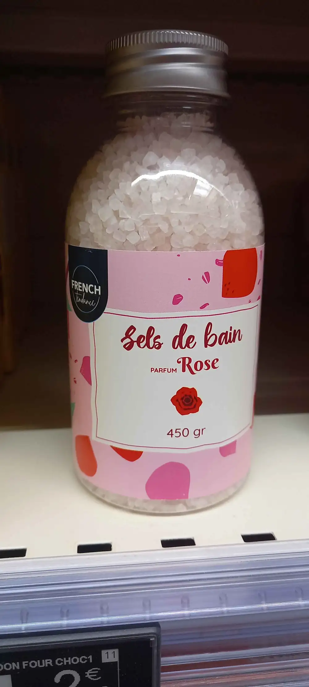 FRENCH TENDANCE - Mon petit moment de détente - Sels de bain parfum rose