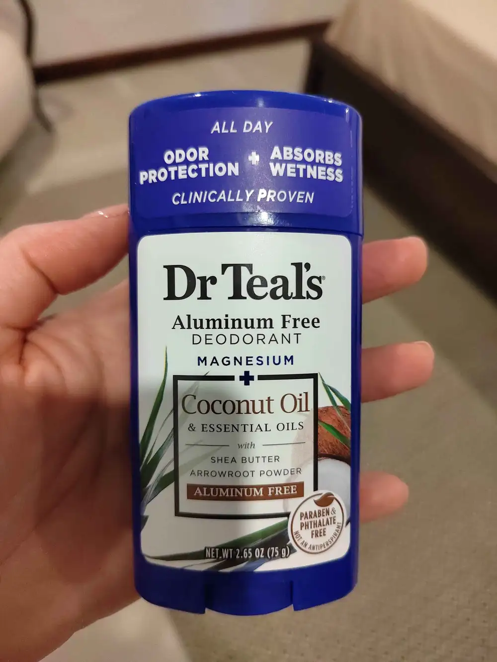 DR TEAL'S - Coconut oil - Aluminum free deodorant magnesium