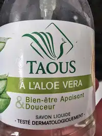 TAOUS - Savon liquide à l'aloé vera 