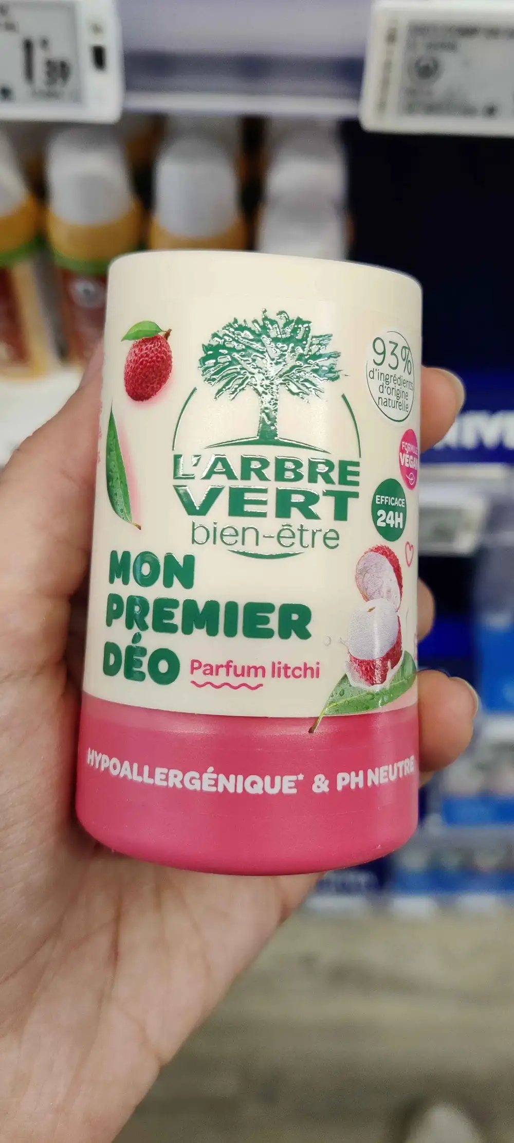 L'ARBRE VERT - Mon premier déo parfum litchi
