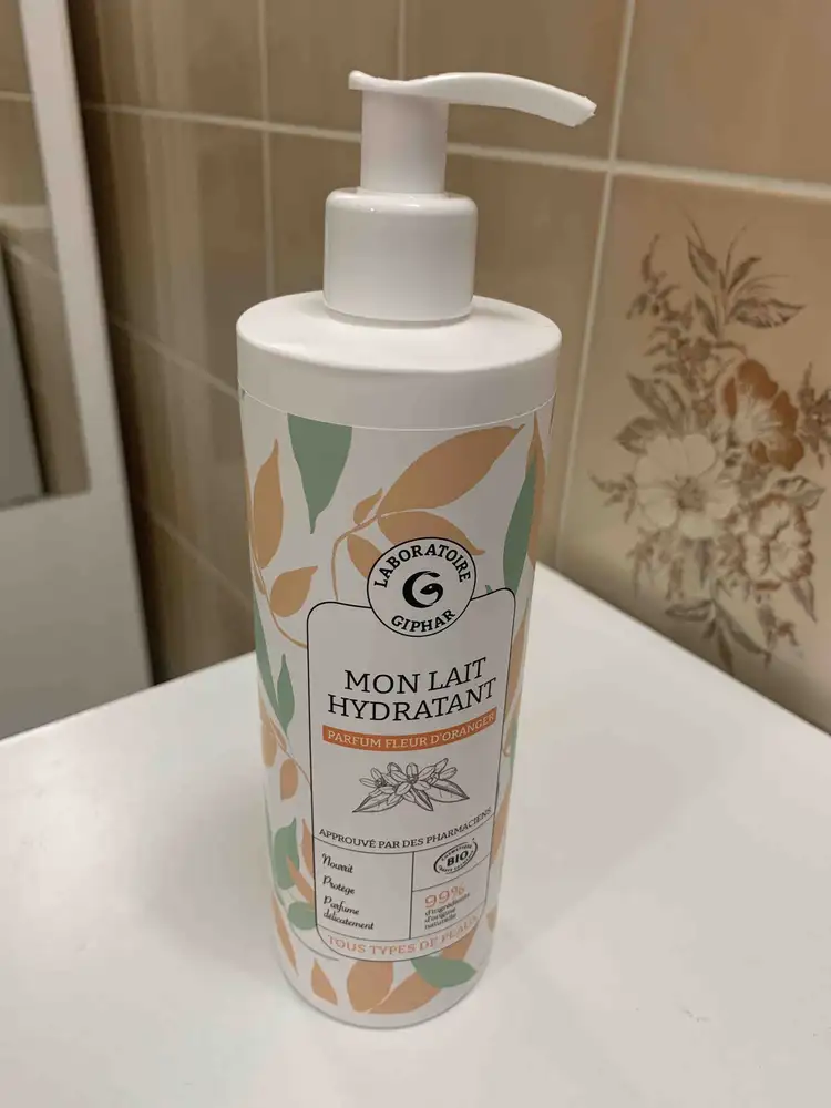 LABORATOIRE GIPHAR - Mon lait hydratant parfum fleur d'oranger