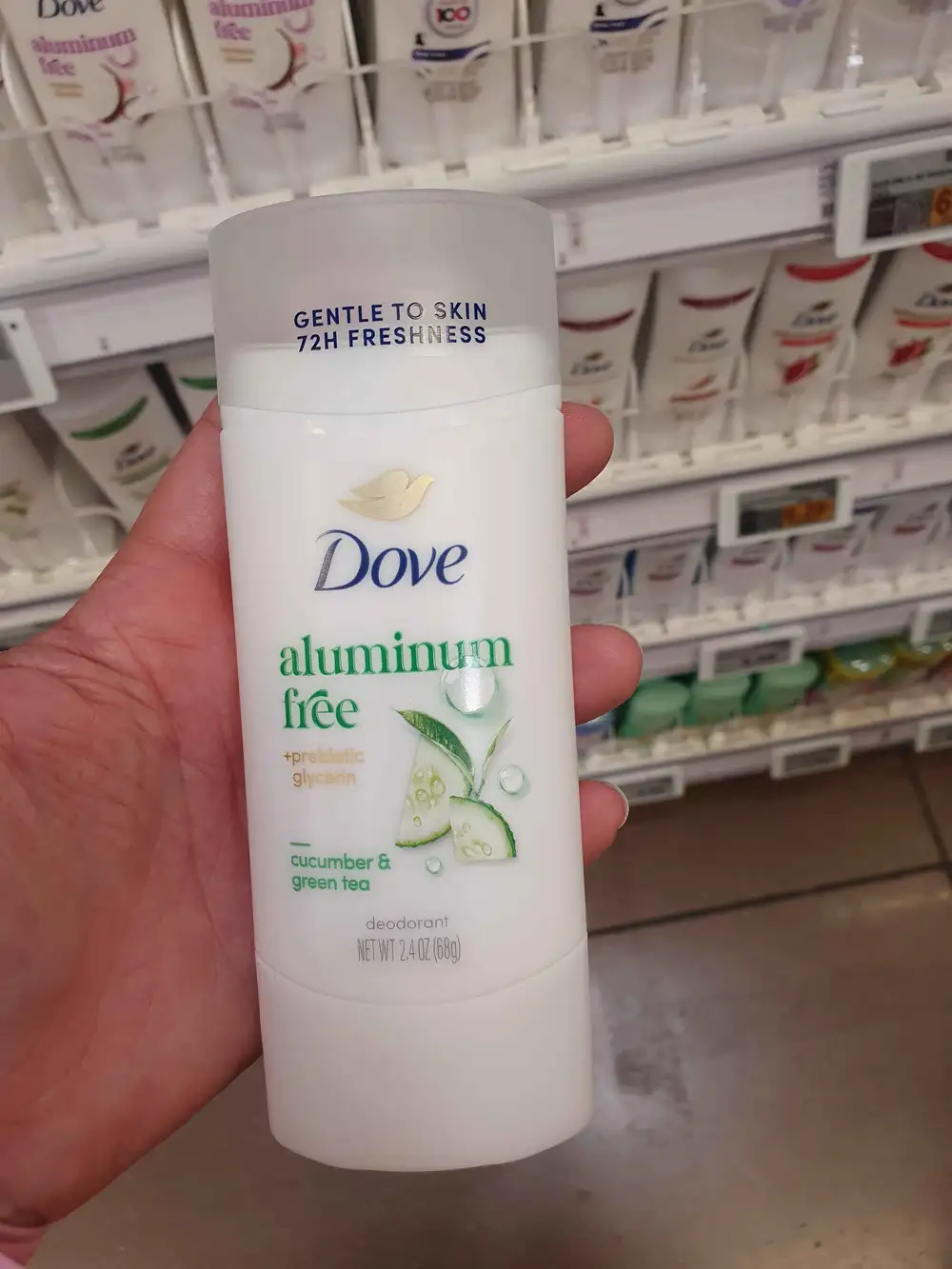 DOVE - Aluminium free deodorant 72h