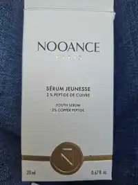 NOOANCE - Sérum jeunesse 2% peptide de cuivre