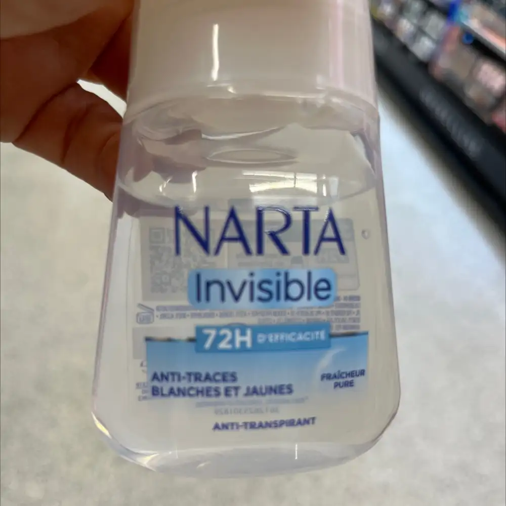 NARTA - Invisible - Anti transpirant 72h efficacité
