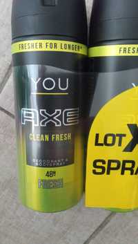 AXE - You clean fresh - Deodorant & bodyspray 48h