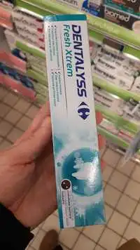 CARREFOUR - Dentalyss fresh xtrem - Dentifrice