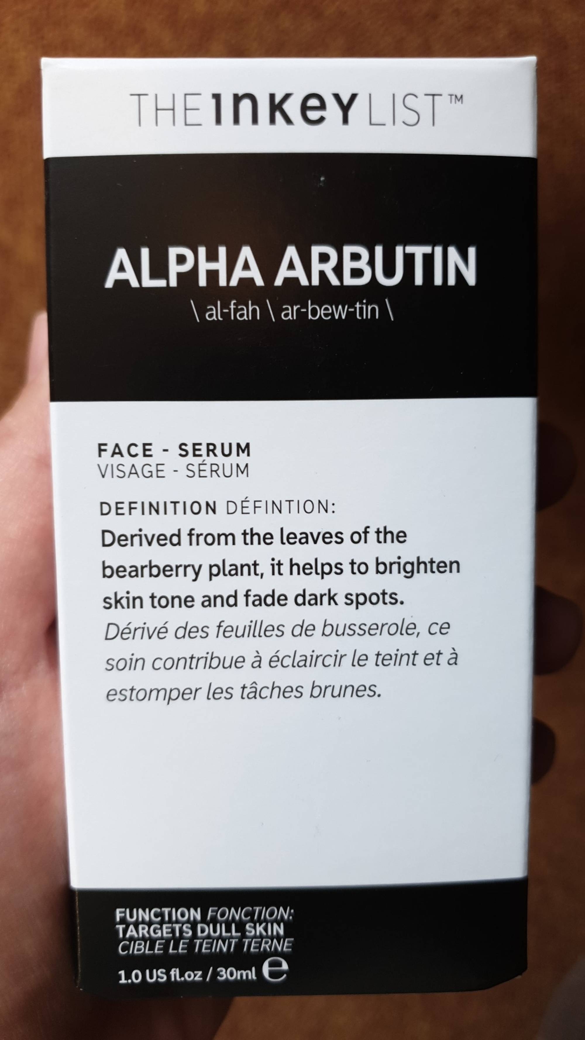 THE INKEY LIST - Alpha Arbutin - Sérum visage