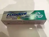 FIXODENT - Crème adhésive pour prothèses totales et partielles