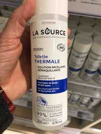 LA  SOURCE - Toilette thermale - Solution micellaire démaquillante