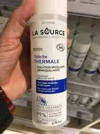 LA  SOURCE - Toilette thermale - Solution micellaire démaquillante