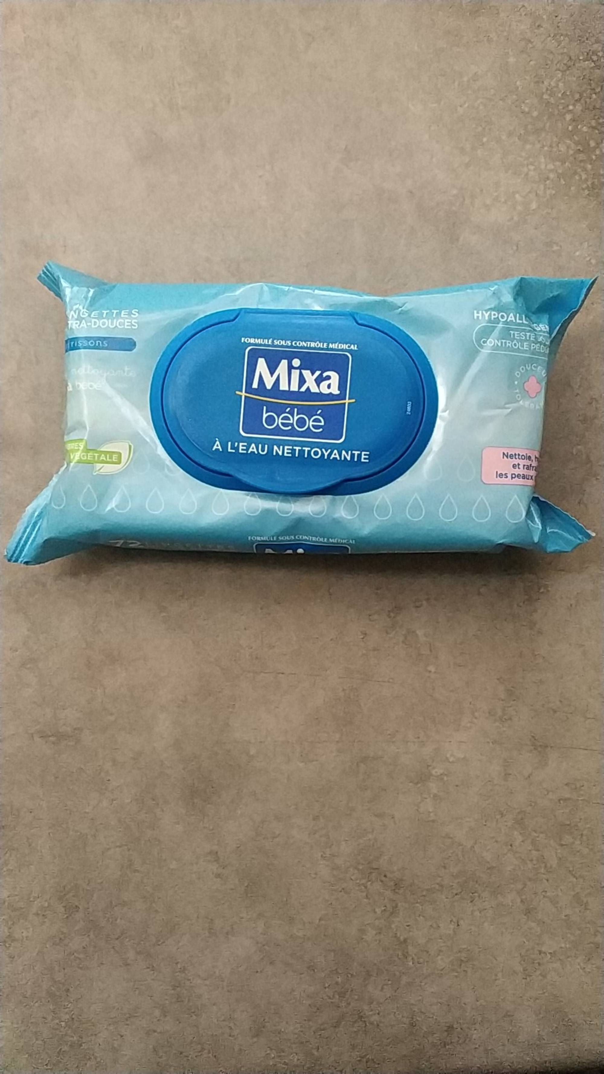 MIXA - Bébé - Lingettes extra douces à l'eau nettoyante