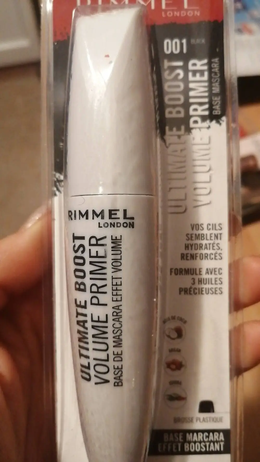 RIMMEL - Ultimate boost - Volume primer base mascara