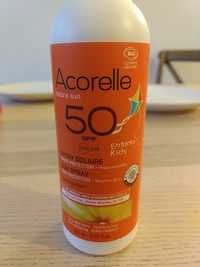ACORELLE - Nature sun - Spray solaire enfants SPF 50