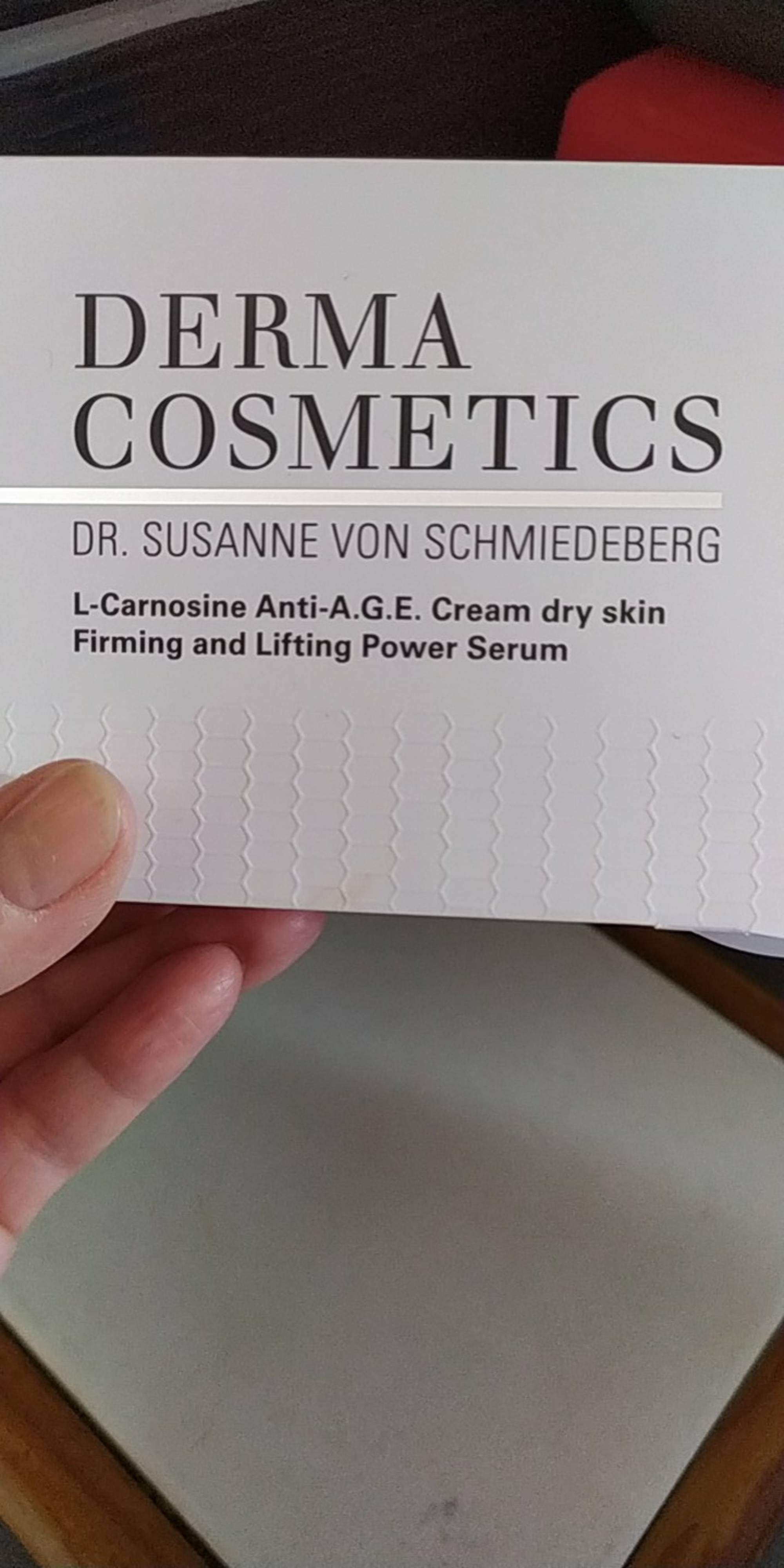 DERMA COSMETICS - Dr. Susanne Von Schmiedeberg - Firming and Lifting Power Serum