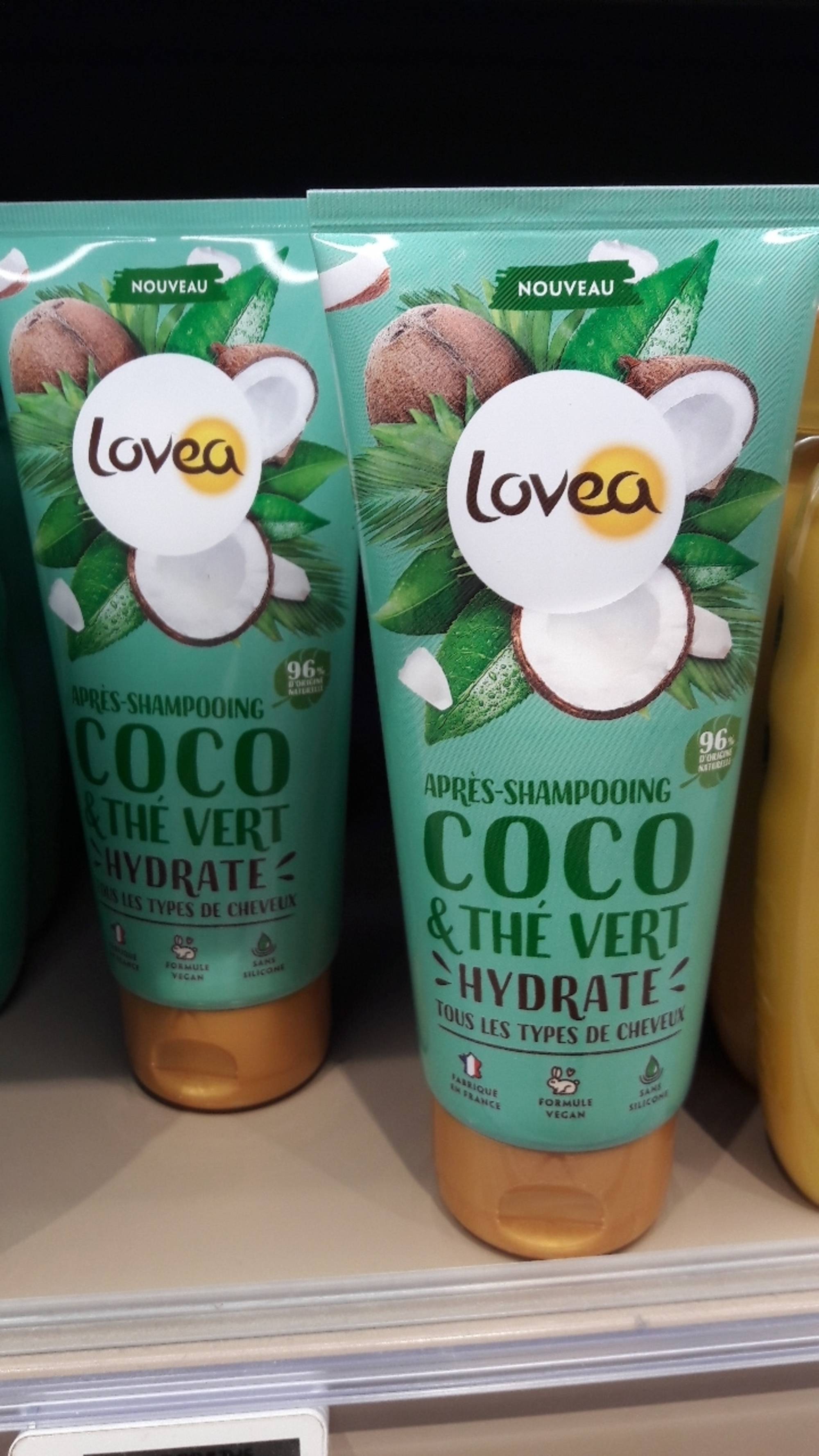 LOVEA - Après-Shampooing Coco & Thé Vert 200ml - Uniqueshop