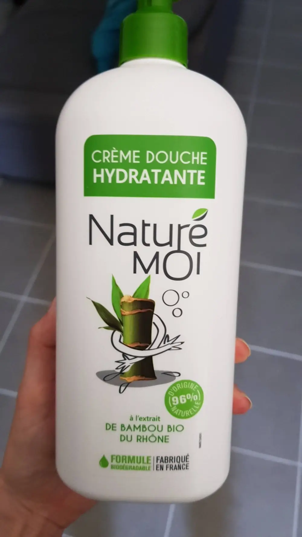 NATURÉ MOI  - Crème douche hydratante à l'extrait de bambou bio du Rhône