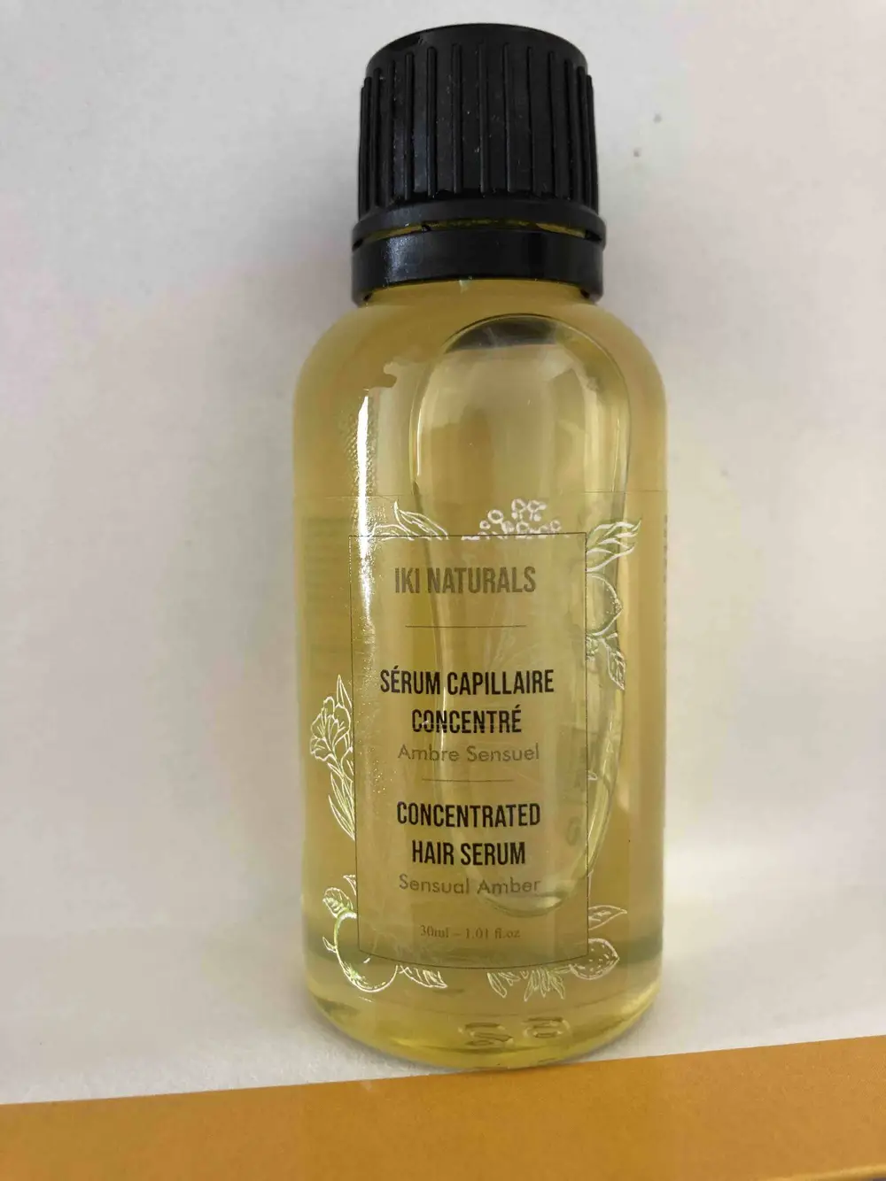 IKI NATURALS - Ambre sensuel - Sérum capillaire concentré