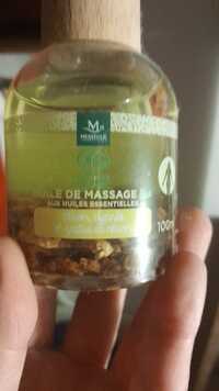 MESSÉGUÉ - Huile de massage bio aux huiles essentielles