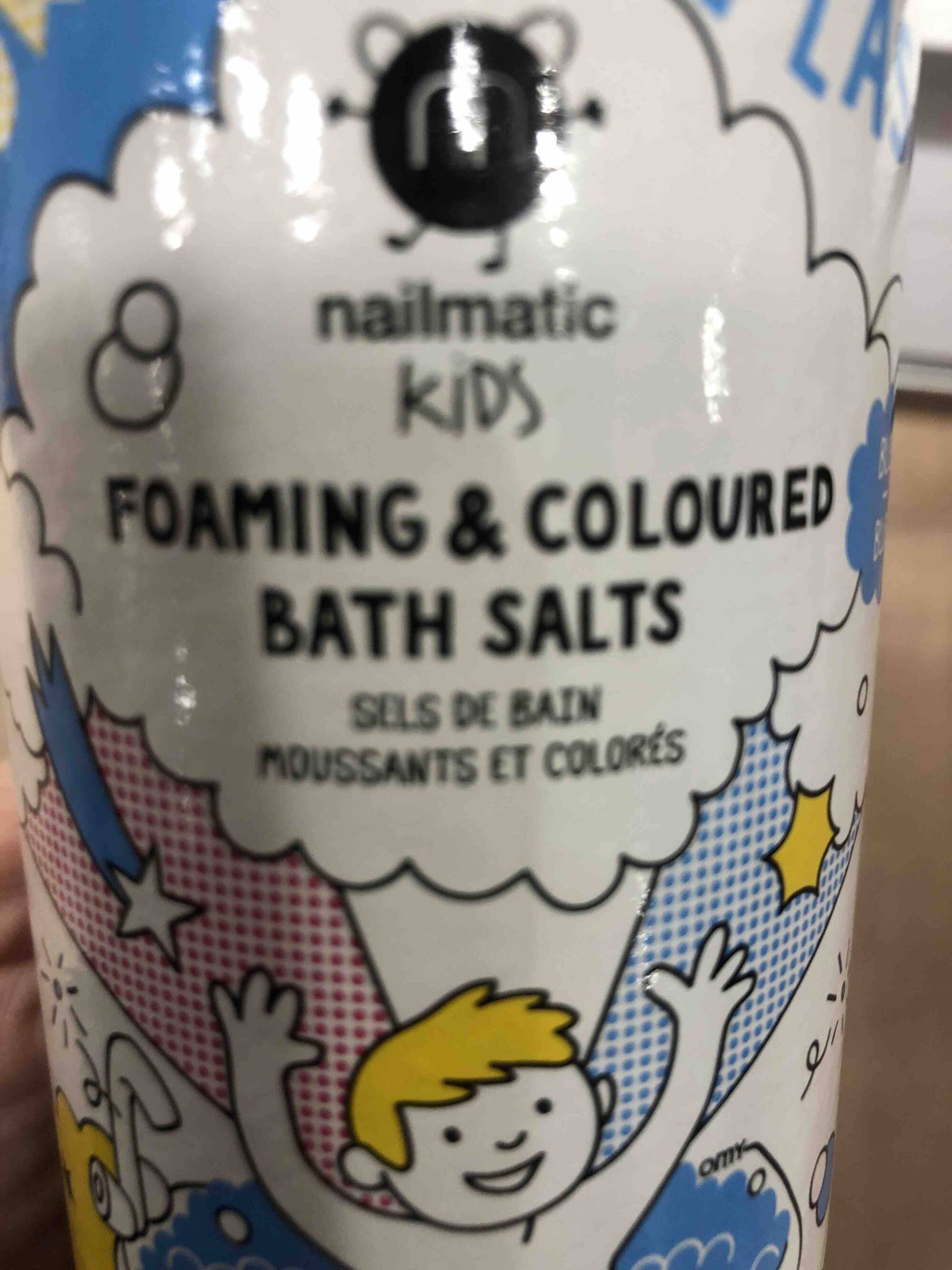 NAILMATIC - Kids - Sels de bain moussant et colorés