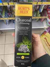 BURT'S BEES - Charcoal + whitening - Fluoride-free toothpaste 
