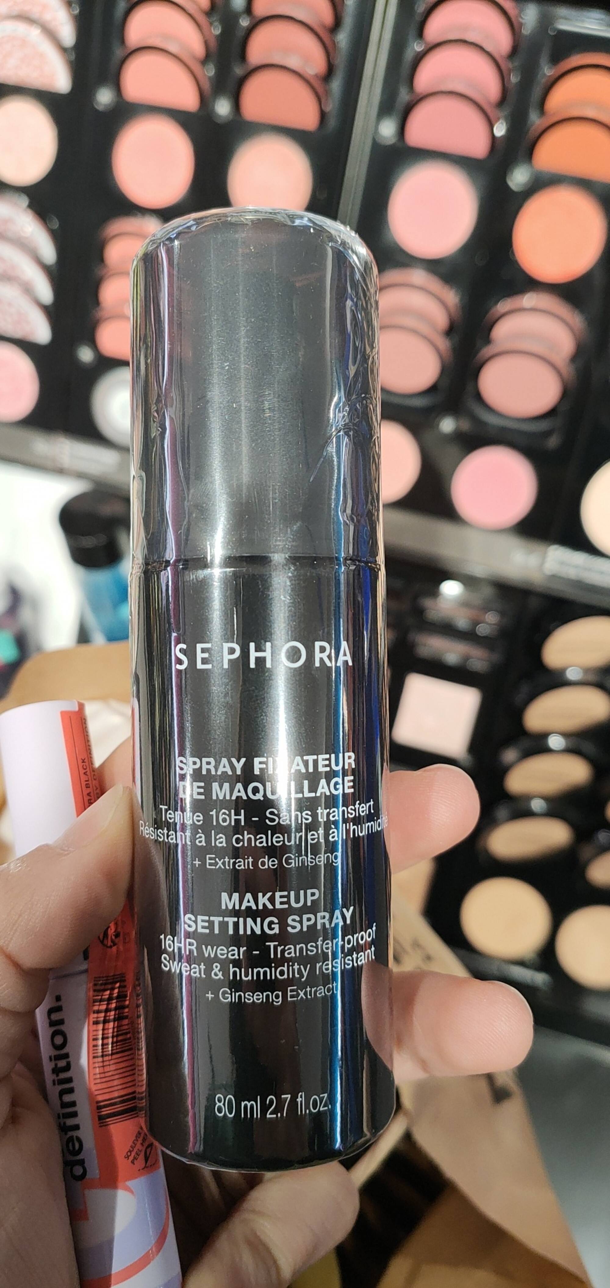 Composition SEPHORA Spray fixateur de maquillage - UFC-Que Choisir