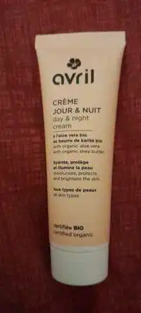 AVRIL - Crème jour & nuit à l'aloe vera au beurre de karité