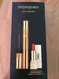 YVES SAINT LAURENT - Play it couture - Coffret Mascara et Rouge pur couture n°1