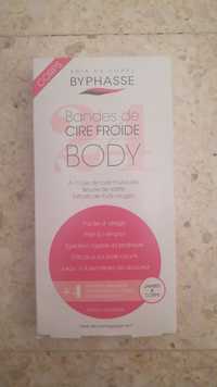 BYPHASSE - Bandes de cire froide - Jambes & corps