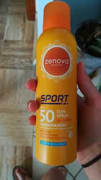 ZENOVA - Sport - Sun spray SPF 50 transparent