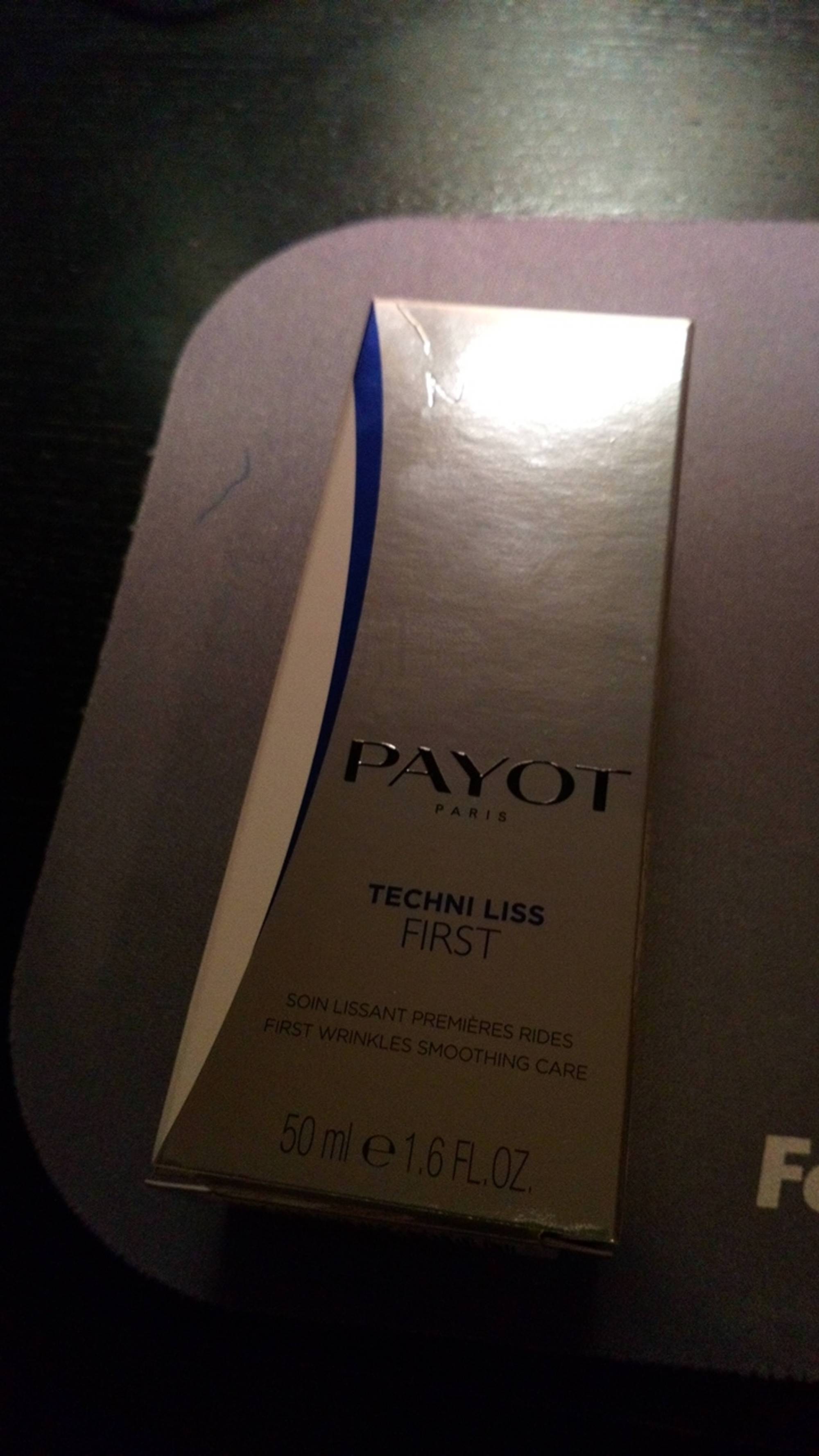 PAYOT - Techni liss first - Soin lissant premières rides