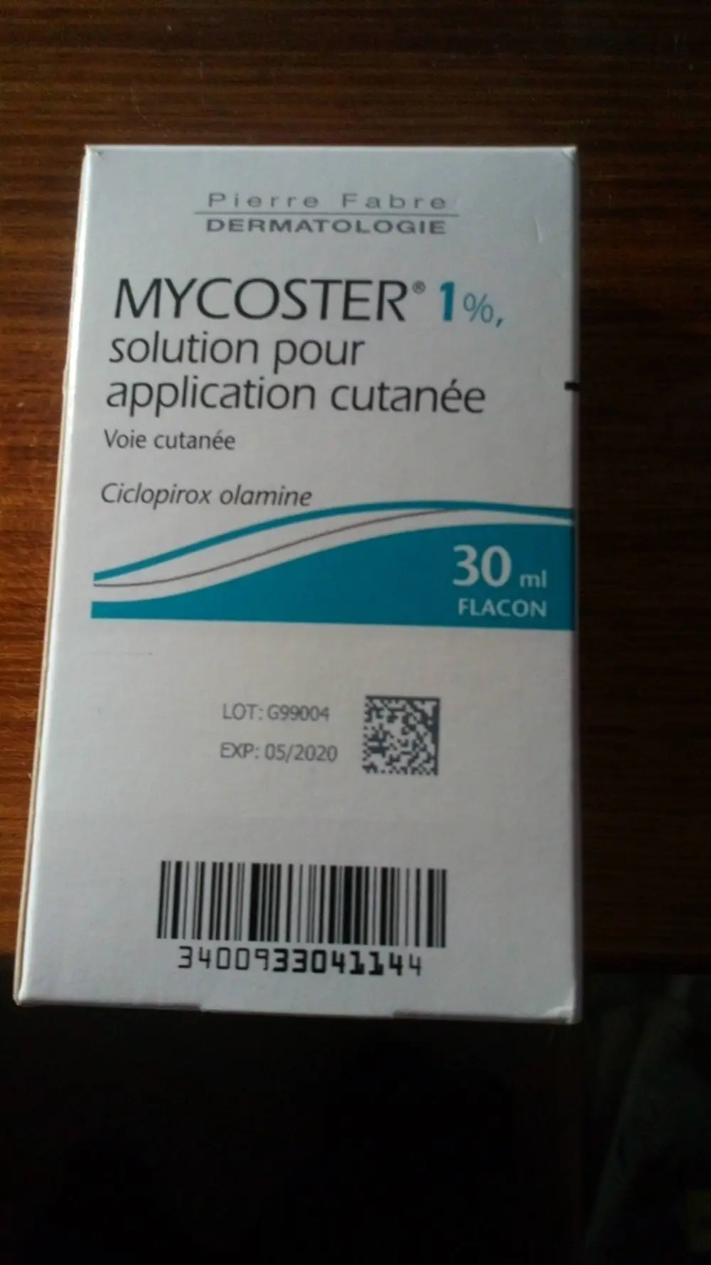 PIERRE FABRE - Mycoster - Solution pour application cutanée