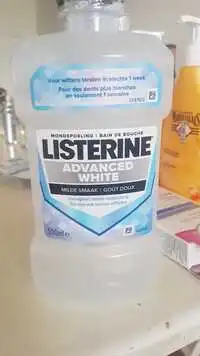 LISTERINE - Advanced white - Bain de bouche goût doux